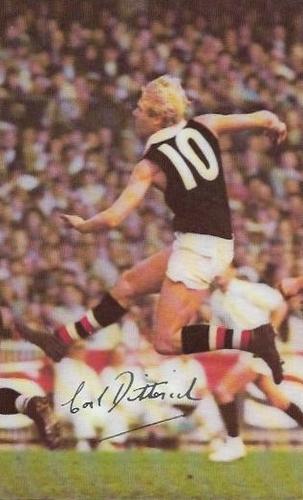 1966 Mobil Footy Photos VFL #10 Carl Ditterich Front